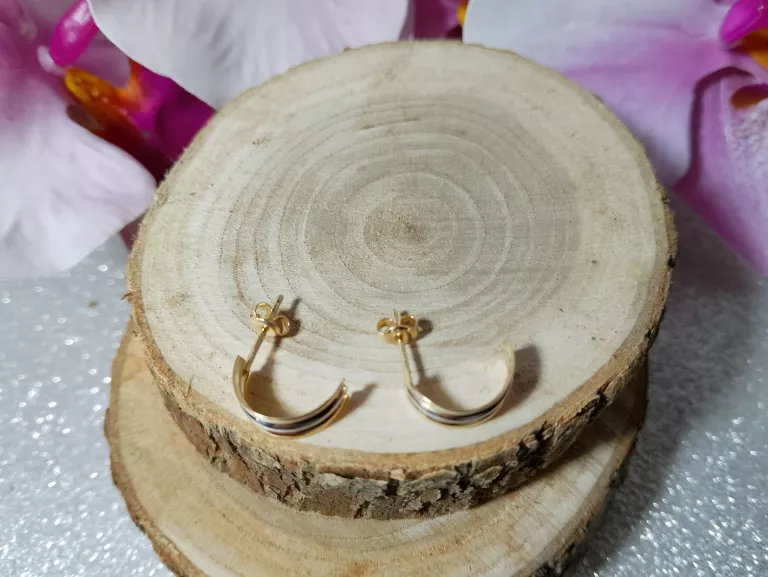 ZŁOTE KOLCZYKI SZTYFT 0,85 G 585