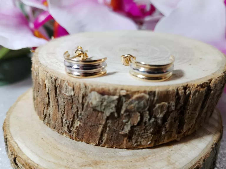 ZŁOTE KOLCZYKI SZTYFT 0,85 G 585