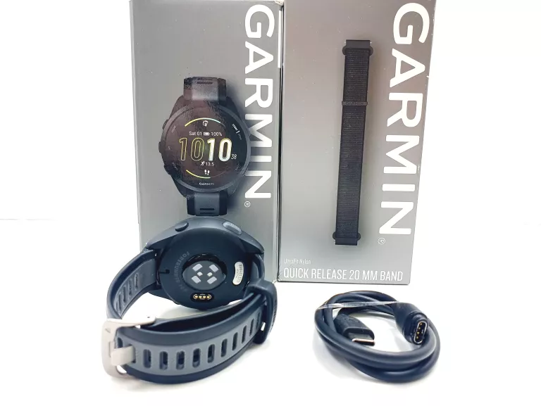 ZEGAREK SPORTOWY GARMIN FORERUNNER 165 KOMPLET FV + PASEK 20MM