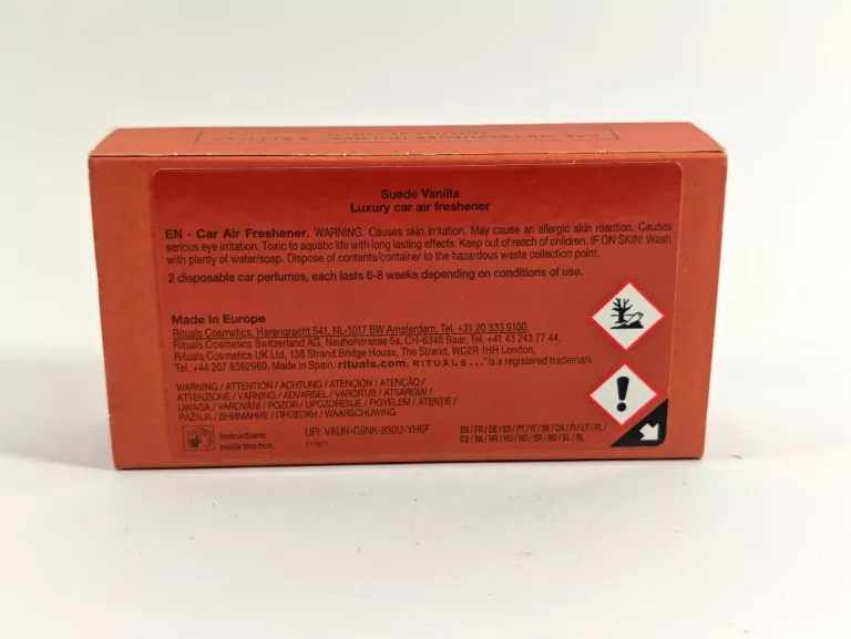 RITUALS PRIVATE COLLECTION LUXURY CAR AIR FRESHENER ZAPACH DO SAMOCHODU SV