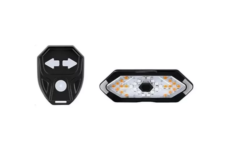 LAMPKA ROWEROWA TYŁ Z SYGNALIZATOREM LED ŁADOWANIE USB DUNLOP