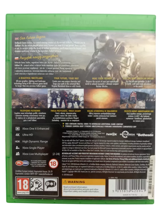 GRA NA XBOX ONE FALLOUT 76
