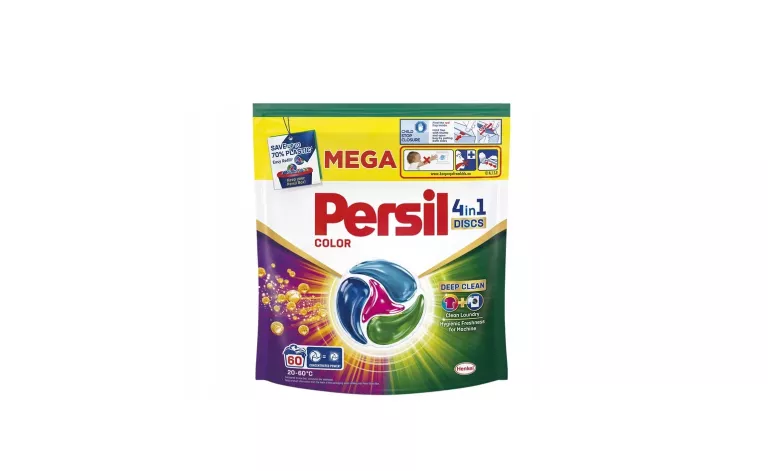 KAPSUŁKI DO PRANIA PERSIL DEEP CLEAN DISCS 4W1 COLOR 60 PRAŃ