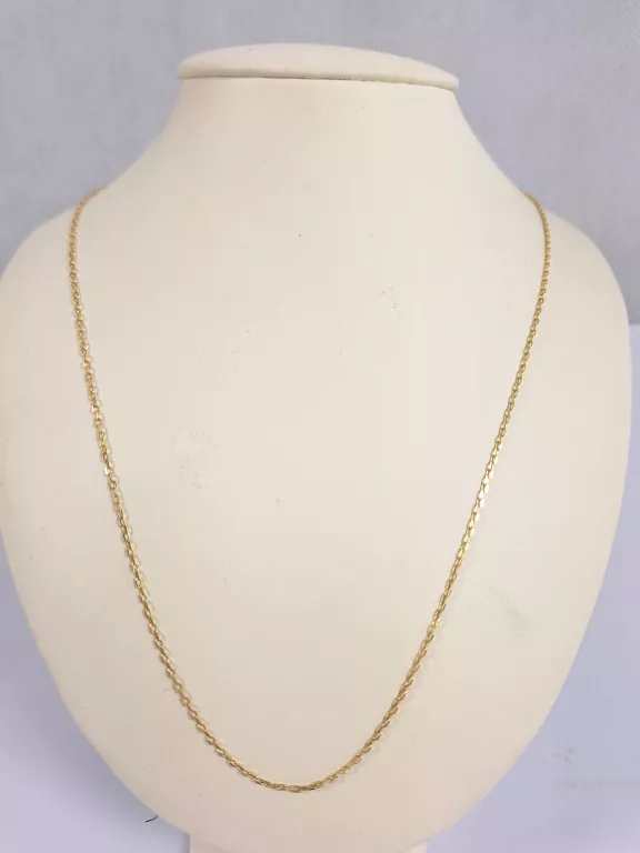 DELIKATNY ZŁOTY ŁAŃCUSZEK  ANKIER 1,74G 585 50 CM