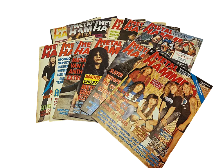 CZASOPISMA METAL HAMMER ZESTAW ROK 1991