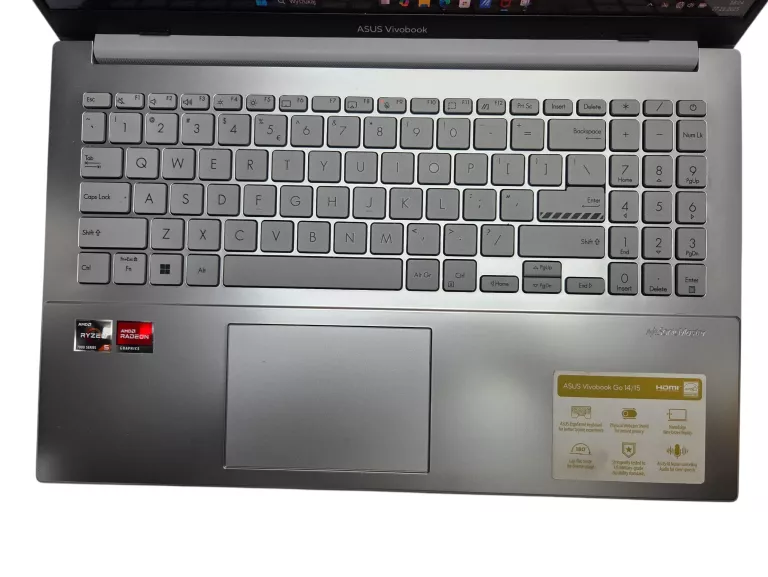 LAPTOP ASUS VIVOBOOK GO OLED 15,6" 16GB/512GB RYZEN 5 7520U RADEON GRAPHIS