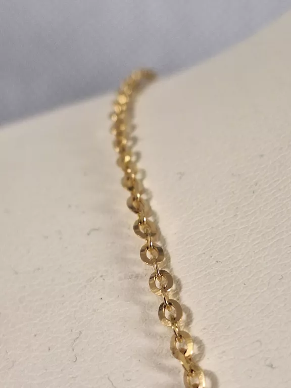 CIEKAWY ZŁOTY ŁAŃCUSZEK 3,59G 585 50 CM