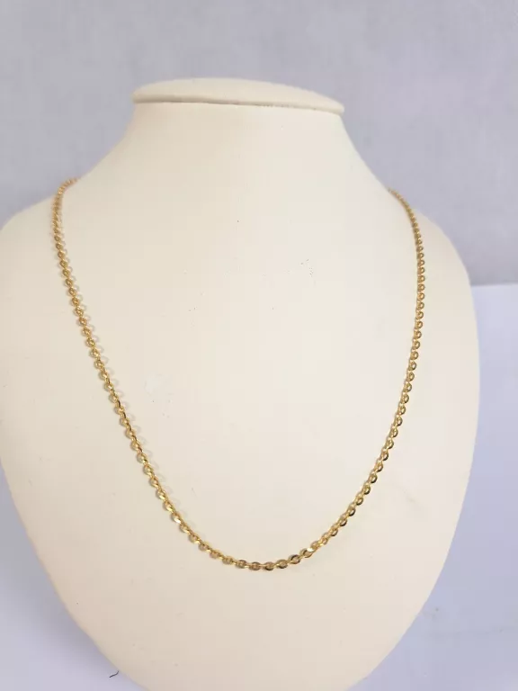 CIEKAWY ZŁOTY ŁAŃCUSZEK 3,59G 585 50 CM