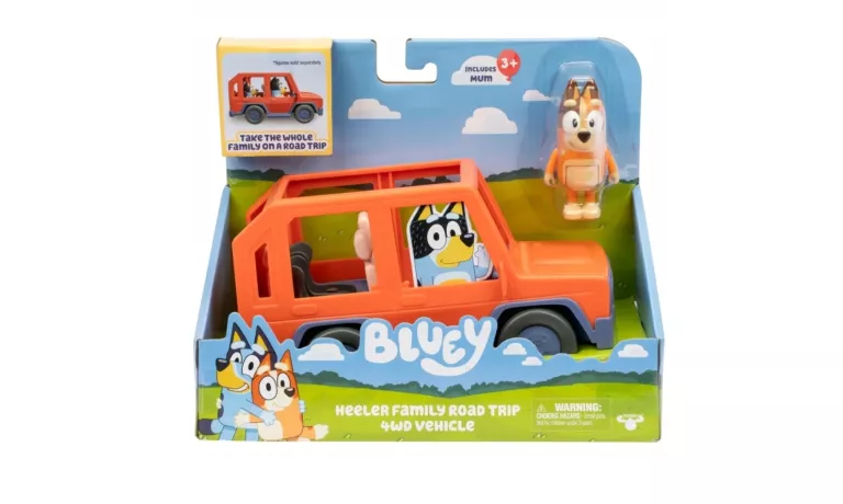 POJAZD MOOSE TOYS BLUEY HEELER FAMILY ROAD TRIP 4WD VEHICLE