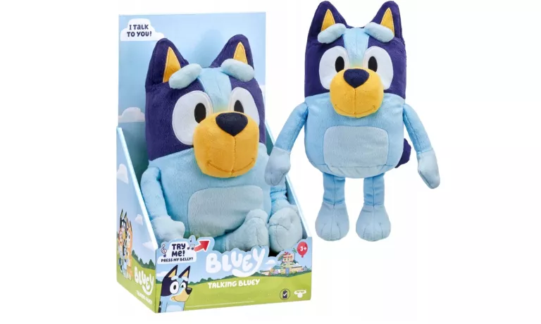 INTERAKTYWNA PLUSZOWA MASKOTKA BLUEY 33CM