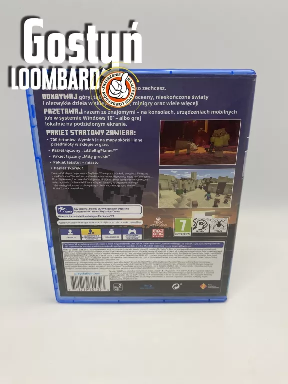 GRA PS4 GRA MINECRAFT PS4 + TRYB VR