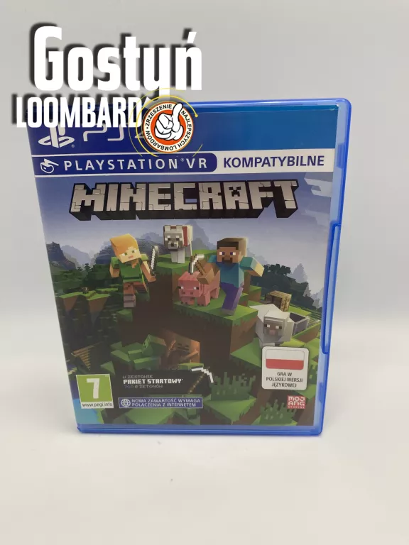 GRA PS4 GRA MINECRAFT PS4 + TRYB VR