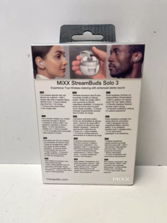 SŁUCHAWKI DOKANAŁOWE MIXX STREAMBUDS SOLO 3