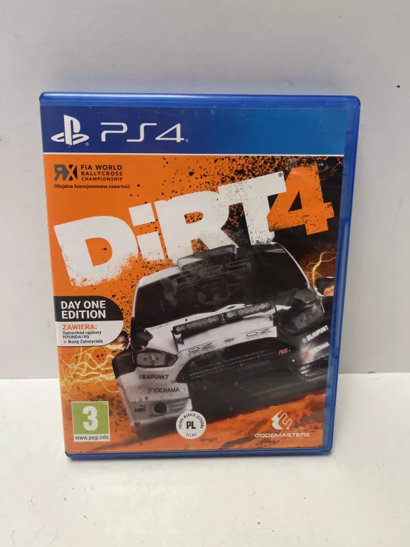 DIRT 4 GRA PS4
