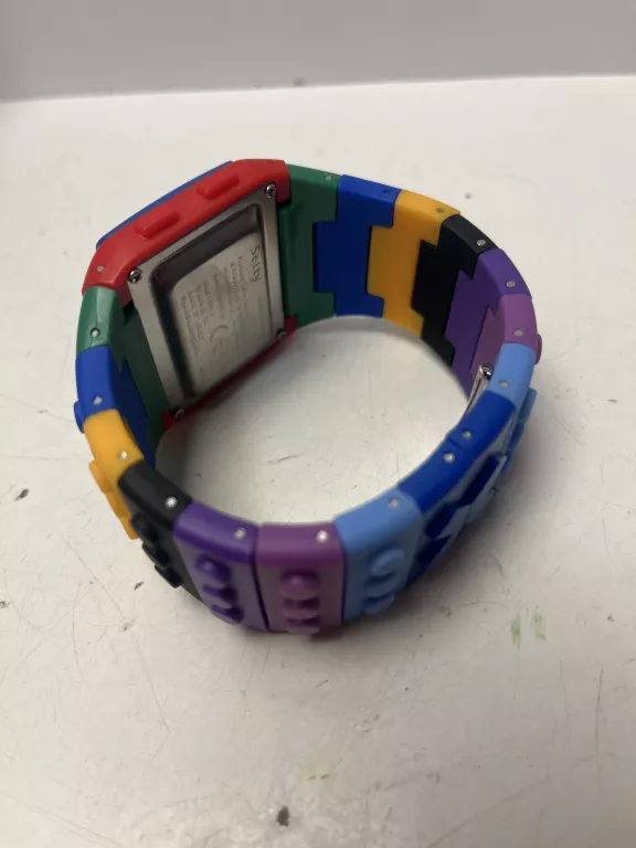 SETTY ZEGAREK KLOCKOWY NA RĘKĘ PASTELOWE JASNE KOLORY