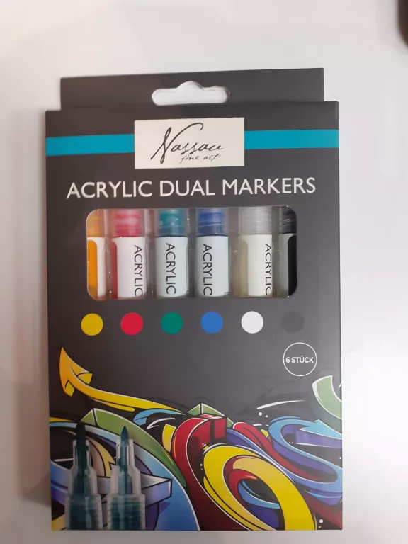 NASSAN ACRYLIC DUAL MARKERS