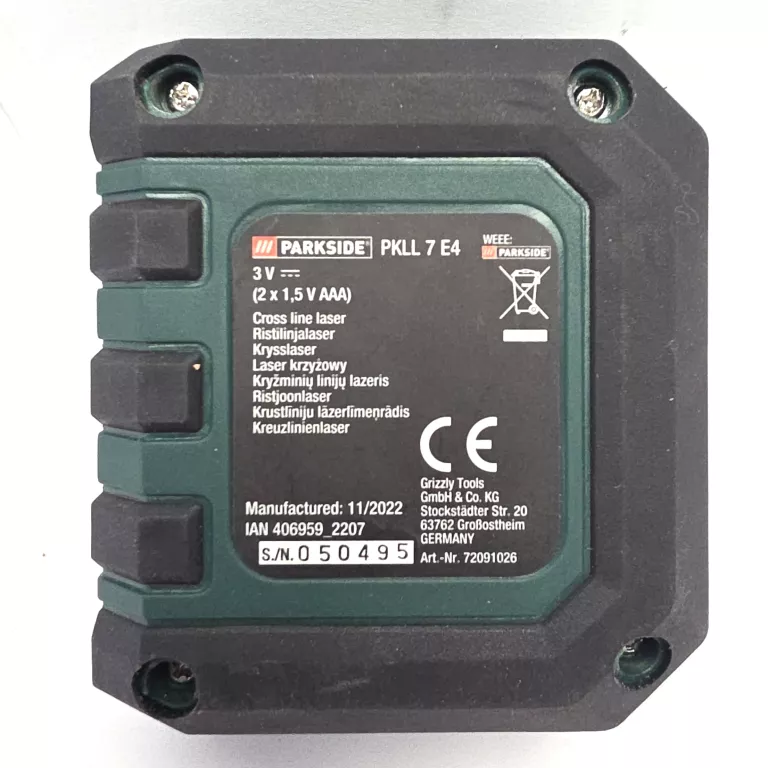 LASER KRZYŻOWY PARKSIDE PKLL 7 E4
