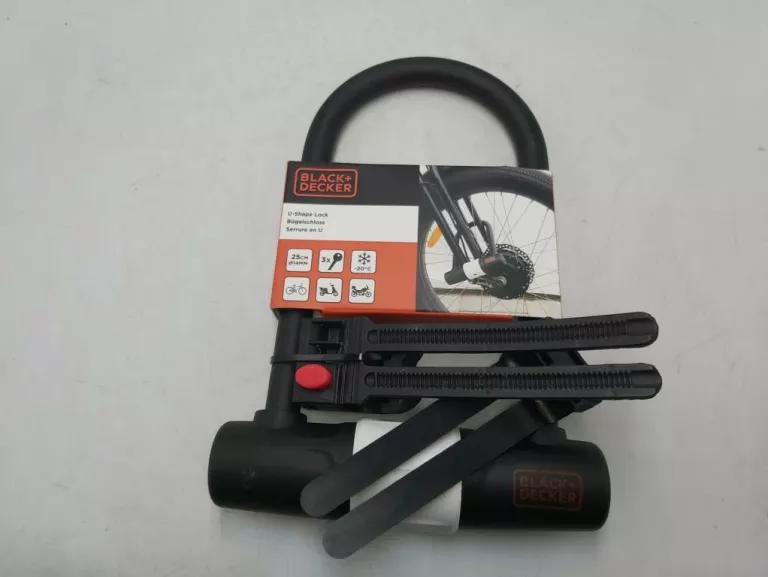 ZAPIĘCIE ROWEROWE U-LOCK BLACK&DECKER