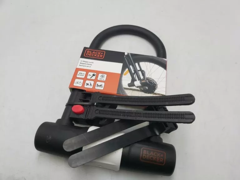ZAPIĘCIE ROWEROWE U-LOCK BLACK&DECKER