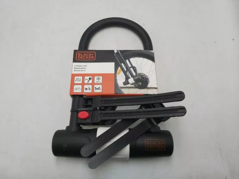 ZAPIĘCIE ROWEROWE U-LOCK BLACK&DECKER