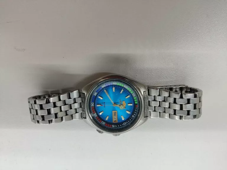 ZEGAREK MĘSKI ORIENT 469EE9-70 NA SREBRNEJ BRANSOLECIE