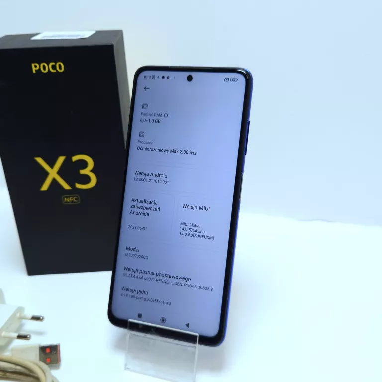 SMARTFON POCO X3 NFC 6/64 GB #KOMPLET#