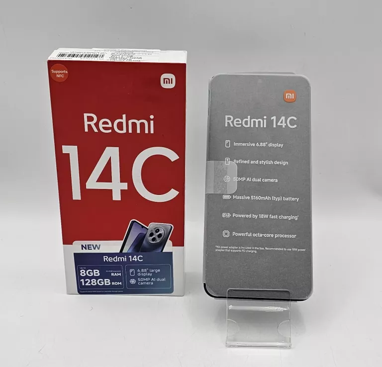 TELEFON XIAOMI REDMI 14C 4/128GB KOMPLET