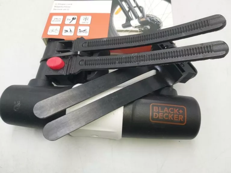 ZAPIĘCIE ROWEROWE U-LOCK BLACK&DECKER