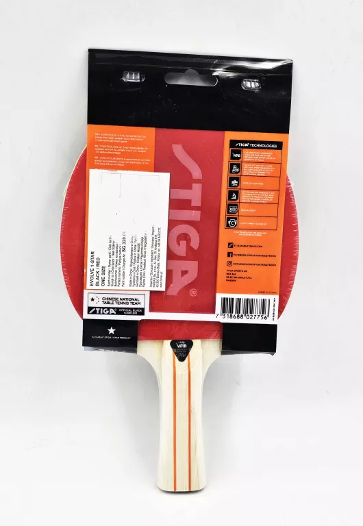 RAKIETKA DO TENISA STOŁOWEGO / PING PONGA STIGA EVOLVE 1211-8318-01 1-STAR