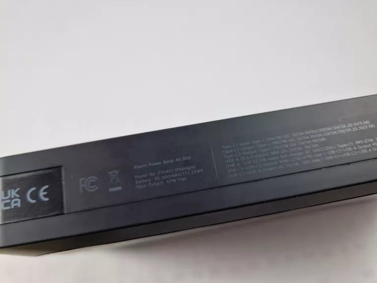 POWERBANK XTORM FS5451 45000MAH 67W