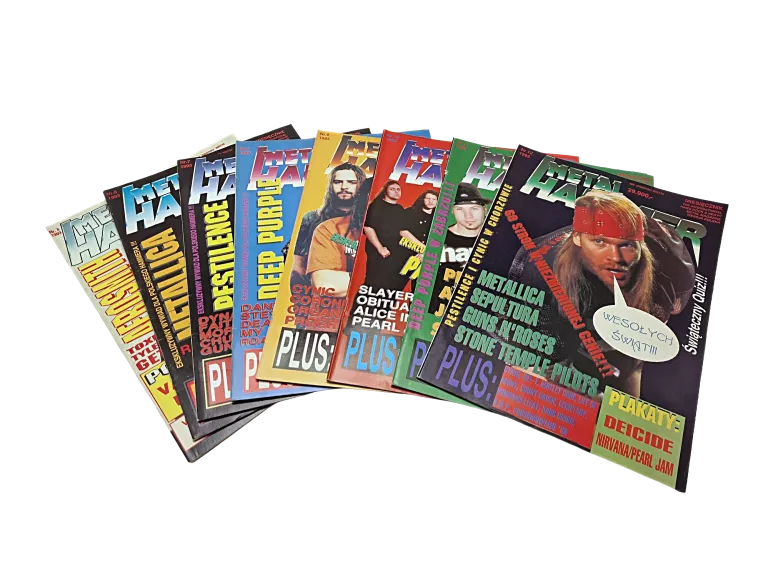 CZASOPISMA METAL HAMMER ROK 1993 NIEKOMPLETNE