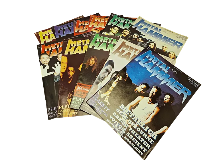 CZASOPISMA METAL HAMMER ROK 1997 NIEKOMPLETNE
