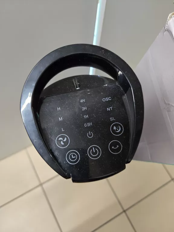 WENTYLATOR KOLUMNOWY Z PANELEM DOTYKOWYM + PILOT CZARNY