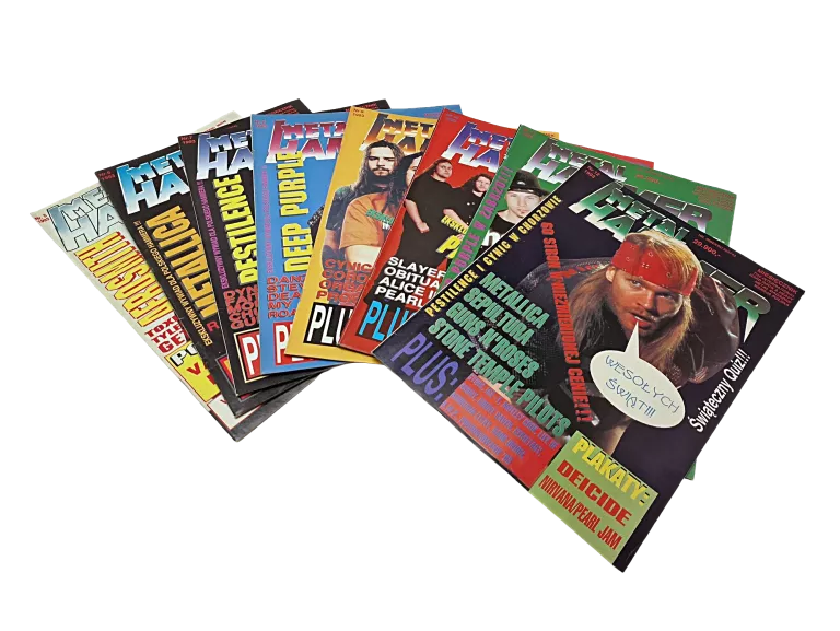 CZASOPISMA METAL HAMMER ROK 1993 NIEKOMPLETNE