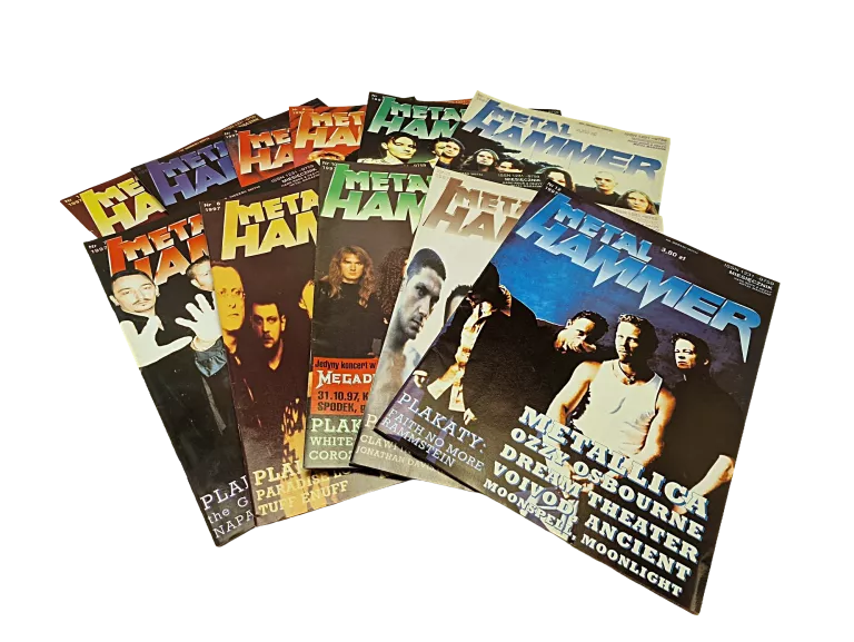 CZASOPISMA METAL HAMMER ROK 1997 NIEKOMPLETNE