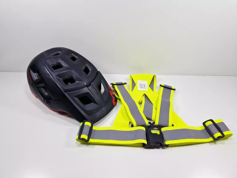 KASK ROWEROWY MET TERRANOVA M121 ROZM. M + ODBLASK