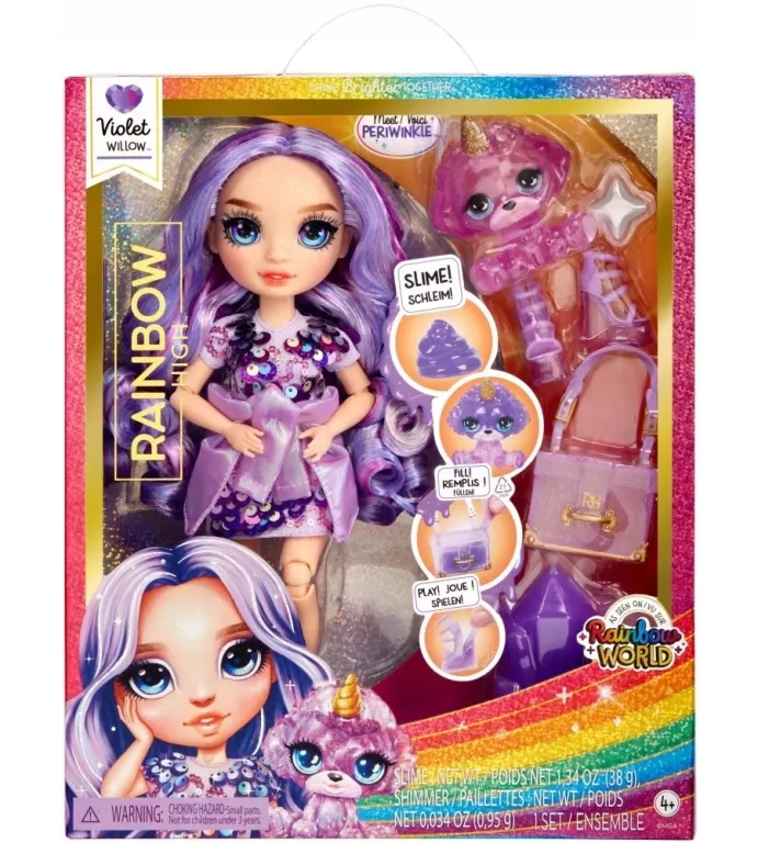 LALKA RAINBOW HIGH VIOLET WILLOW *FABRYKA*