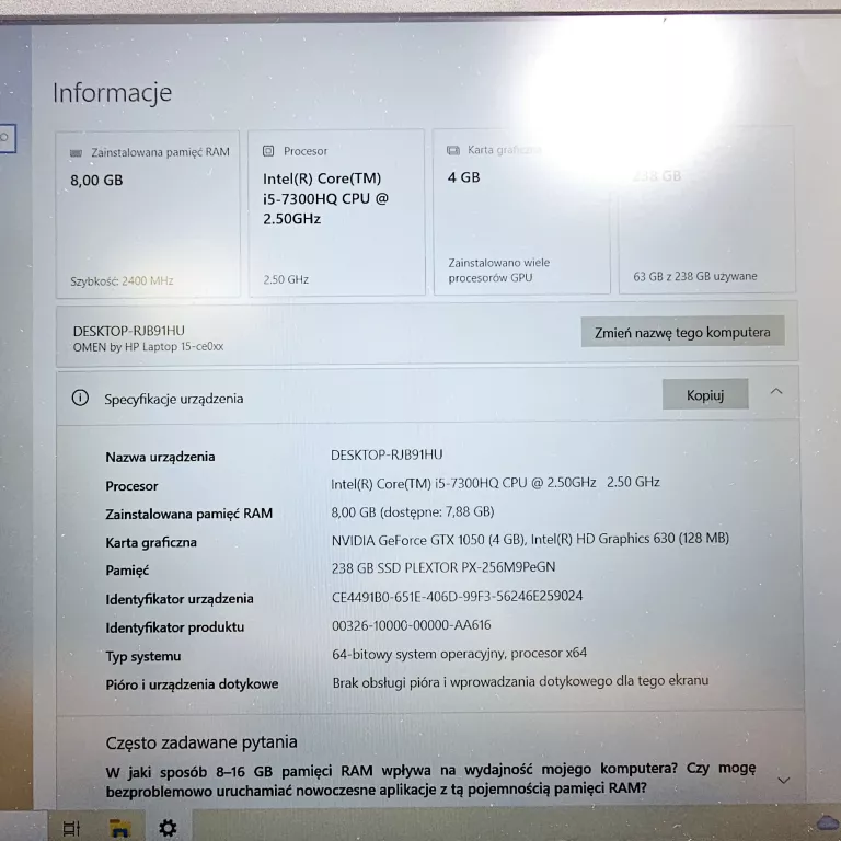 laptop-hp-omen-15-ce008nw-i5-7300hq8gb256gbwin10-gtx1050-kod-producenta-ce008nw