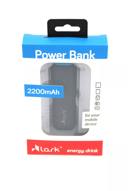 POWER BANK 2200 MAH LARK KIESZONKOWY DO SMARTFONÓW