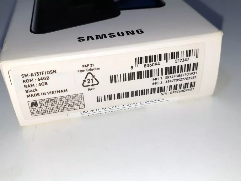 telefon-samsung-galaxy-a13-komplet-ean-gtin-8806094116205
