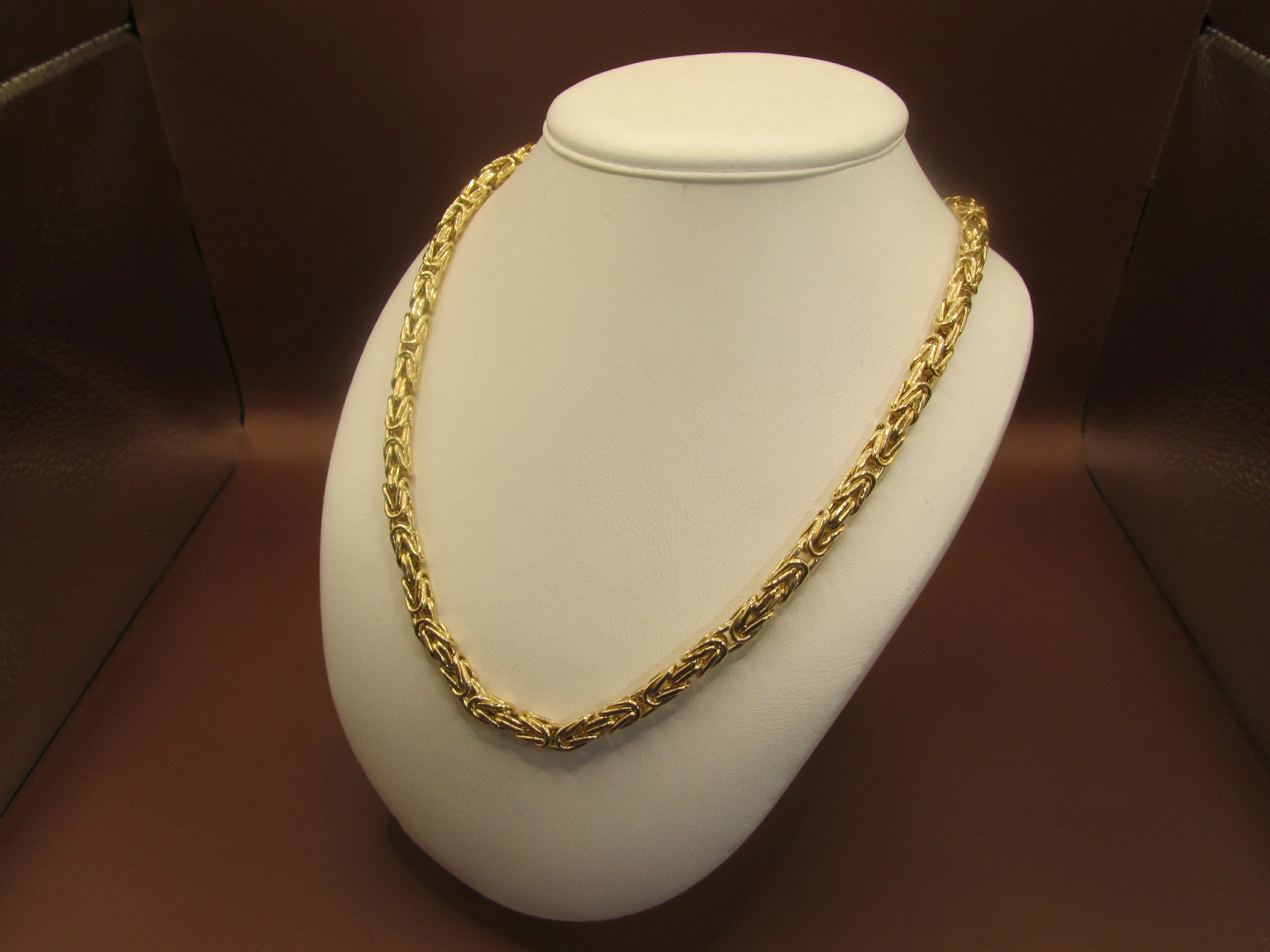 zloty-lancuszek-splot-krolewski-3750-gr-585-gornoslaska-37a-kalisz-sj