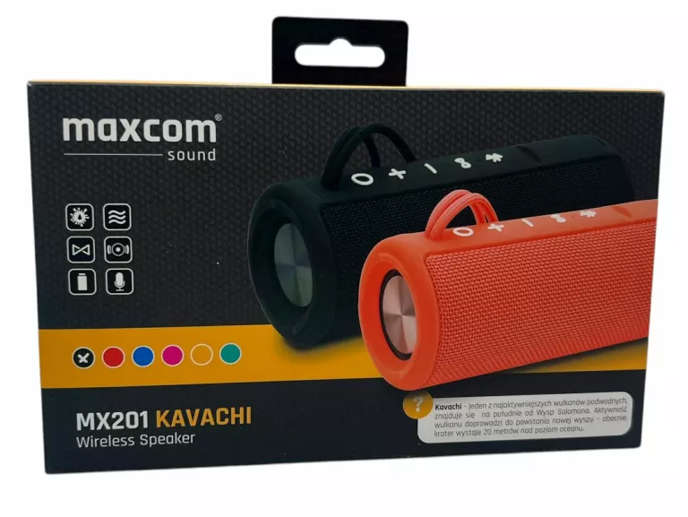 GŁOŚNIK PRZENOŚNY MAXCOM MX201 KAVACHI CZARNY 10 W