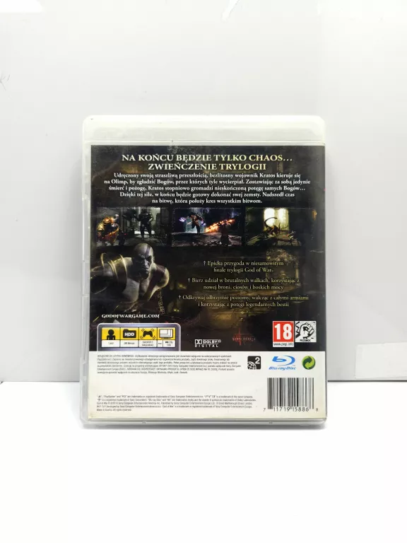 GRA GOD OF WAR 3 NA PS3