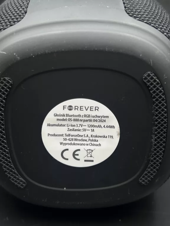 GŁOŚNIK FOREVER OS-888