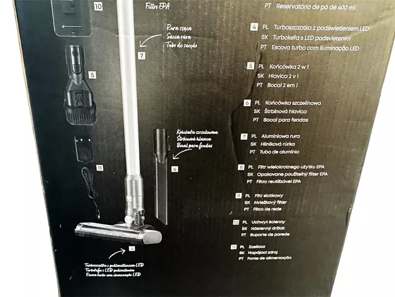 ODKURZACZ PIONOWY BEZPRZEWODOWY HOFFEN EXPERT