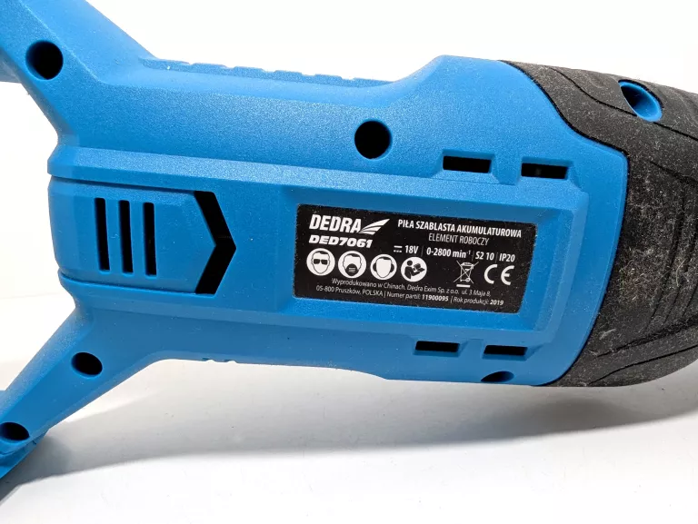 PIŁA SZABLASTA DEDRA DED 7061 PUDEŁKO BEZ BATERII