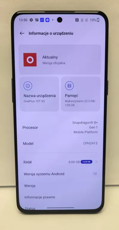 TELEFON ONEPLUS 10T 5G 8/128GB