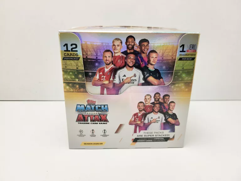 TOPPS BOX SASZETKI 32 SZT. MATCH ATTAX 2026 KARTY PIŁKARSKIE