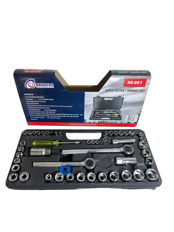 ZESTAW NARZĘDZI RANGER TOOLS 52 ELEMENTY
