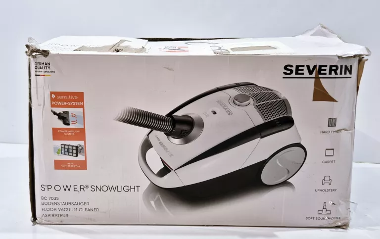 ODKURZACZ WORKOWY SEVERIN S´POWER SNOWLIGHT BC 7035